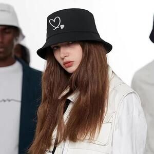 Blue Double Hearst Bucket Hat for Fall | Winter | Summer | Women